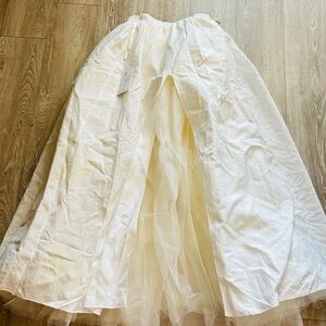 WDPL Wedding Planning A-line Maxi Long Tulle Skirt